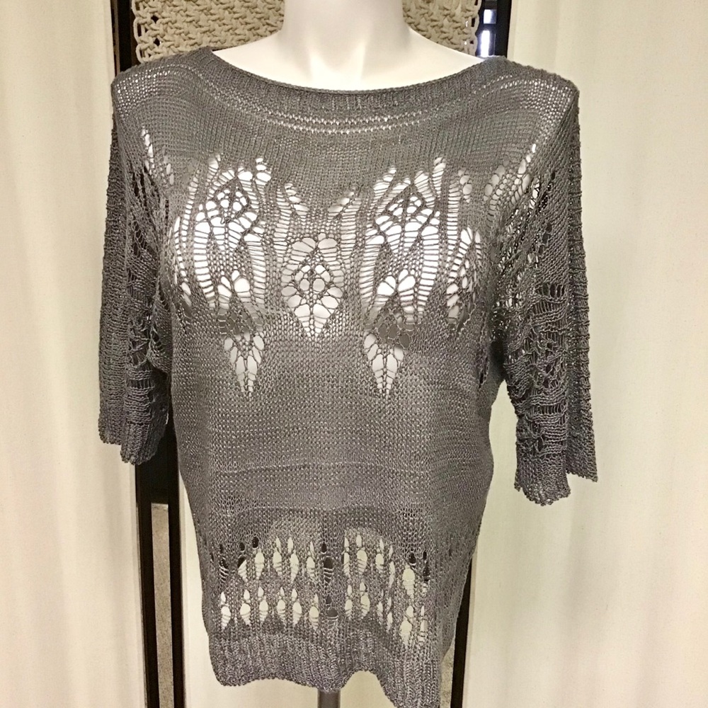 Mystree Crochet Knit Top